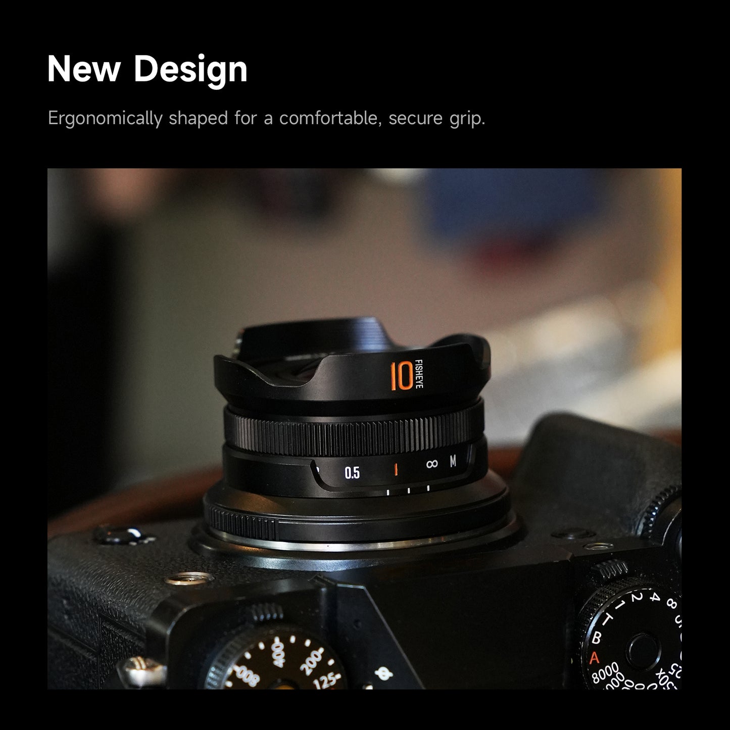 Brightin Star 10mm F5.6 II APS-C Fisheye Lens for Fuji X Mount