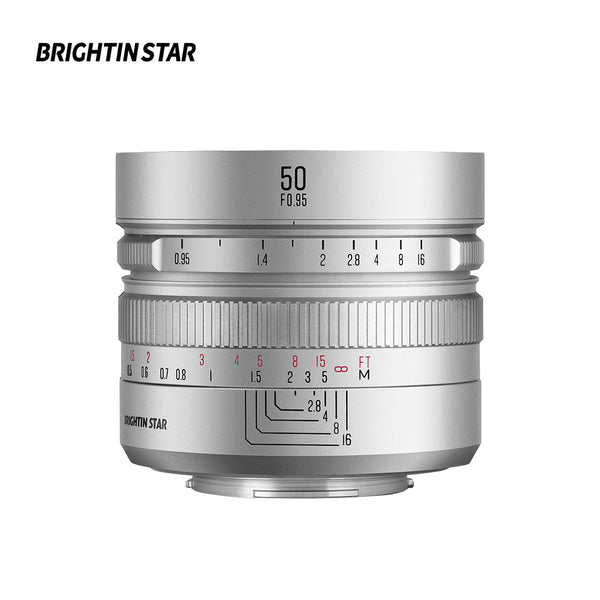 50mm F0.95 APS-C Night God Portrait Star Manual Fixed Focus Lens -Brightin Star