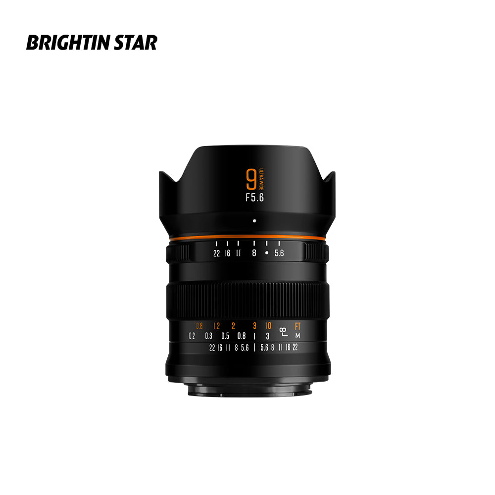 9mm F5.6 Full Frame Camera Lens with ND Filter - Brightin Star