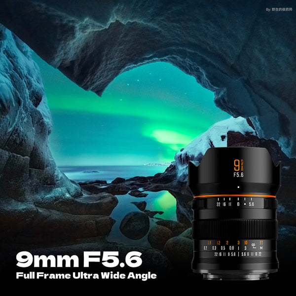 9mm F5.6 Full Frame Camera Lens with ND Filter For Leica/Panasonic/Sigma L-Mount