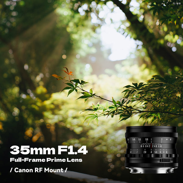 Brightin Star 35mm F1.4 Full-Frame Large Aperture Manual Focus Lens for Canon RF Mount