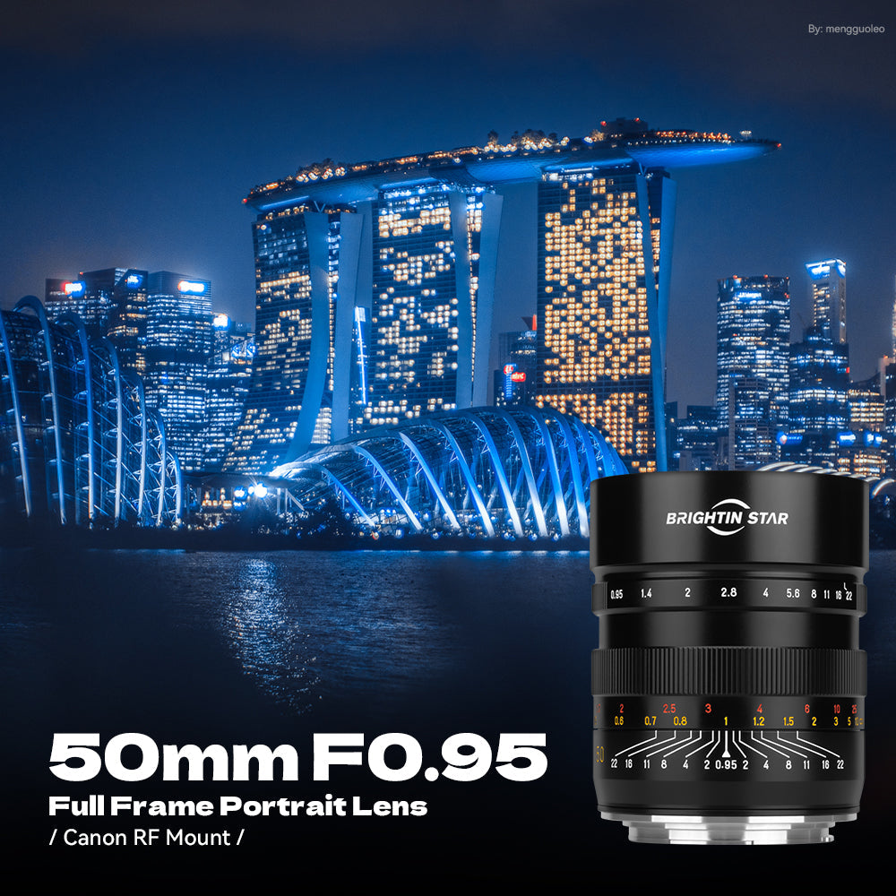 50mm F0.95 Full Frame Large Aperture Manual Focus Mirrorless Camera Lens, Fit for Sony E Mount