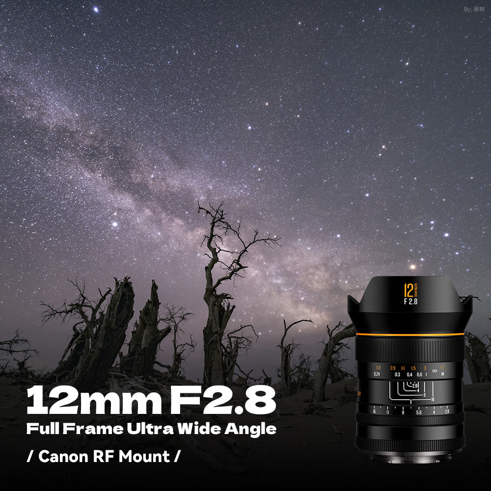 12mm F2.8 Full Frame  122.5° Ultra Wide Angle Manual Focus Prime Mirrorless Camera Lens Fit for L Mount