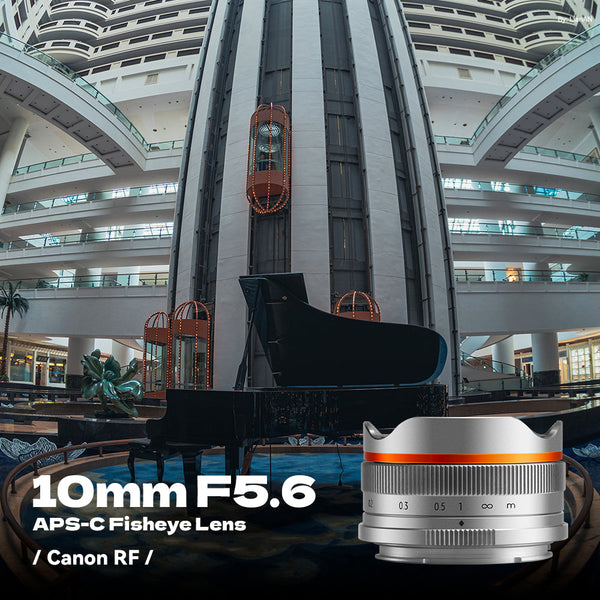 Brightin Star 10mm F5.6 APS-C Fisheye Lens Wide-Angle Lens For M43/Canon M/Canon RF/Sony E/ Nikon Z/Fuji X Mount