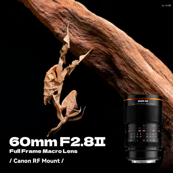 60mm F2.8 II 2X Macro Magnification Manual Focus Mirrorless Camera Lens, Fit for Fuji X Mount