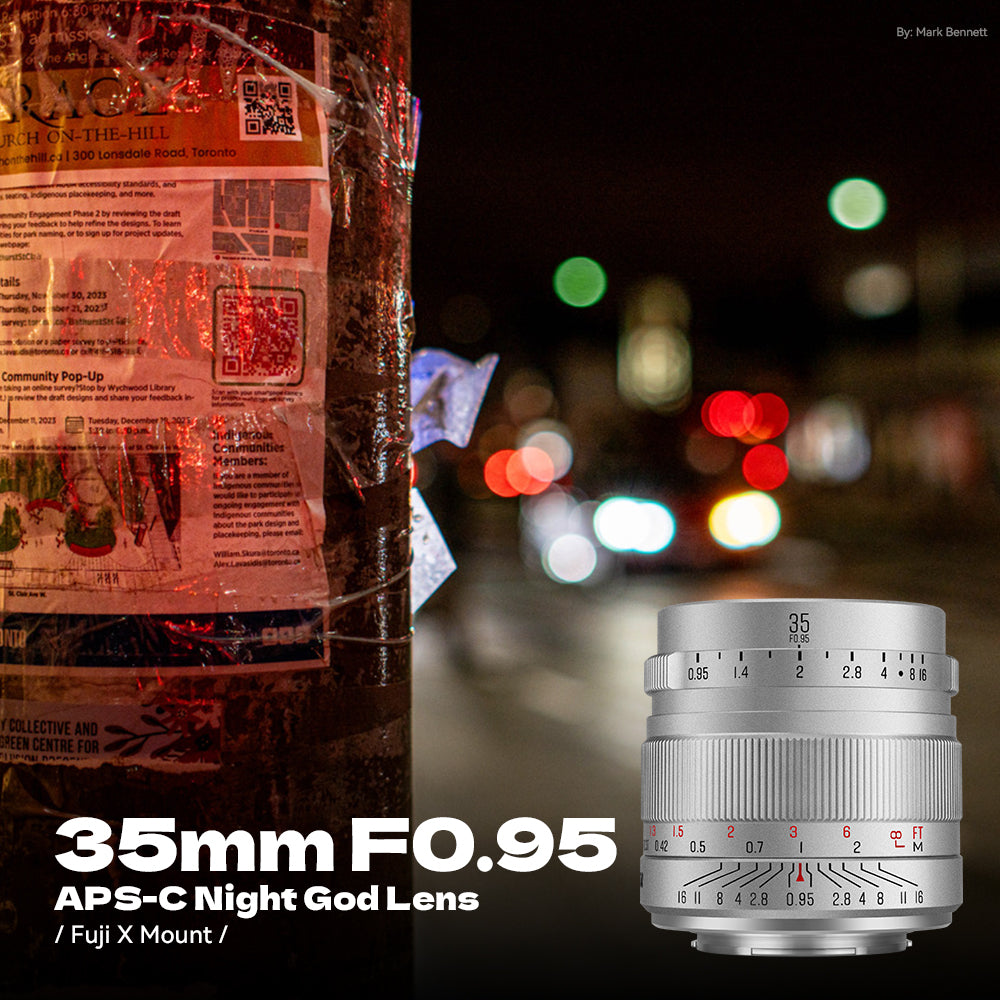 Brightin Star 35mm F0.95 Night God Portrait Star Lens Suitable For Canon EOS-M Mount