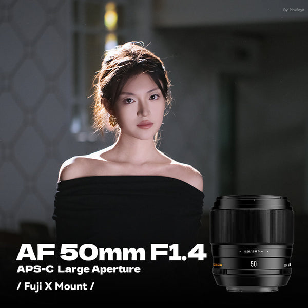 AF50mm F1.4 APS-C Autofocus Lens Large Aperture Portrait Fixed Focus Lens Suitable Fit for Sony E Mount