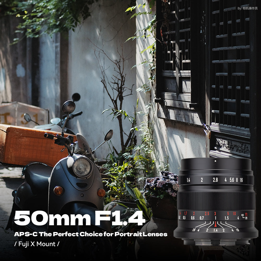 50mm F1.4 Manual Focus Prime Lens for Canon EOS-M Mount