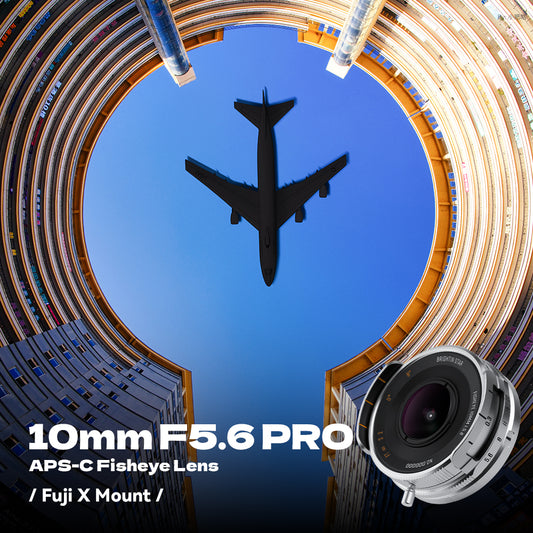 10mm F5.6 Pro APS-C Fisheye Lens Wide-Angle Lens For Fujifilm XF Mount
