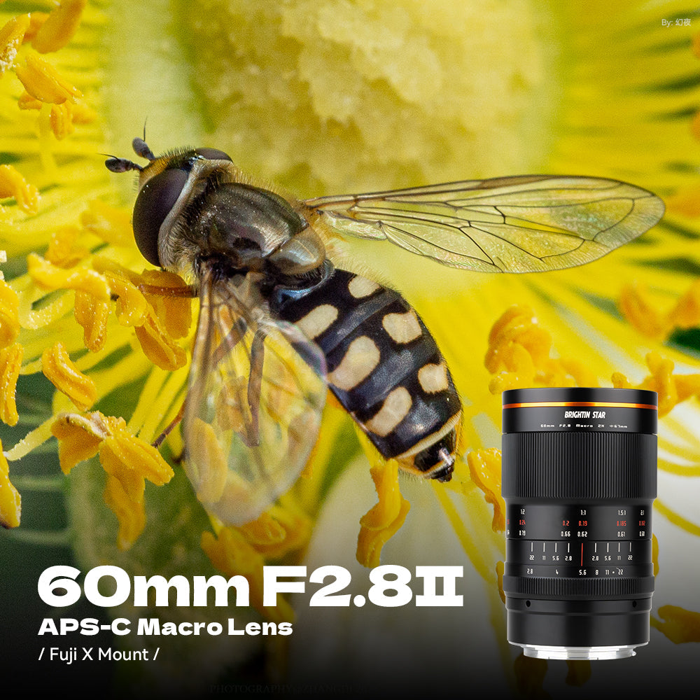 60mm F2.8 II 2X Macro Magnification Manual Focus Mirrorless Camera Lens, Fit for Canon RF Mount