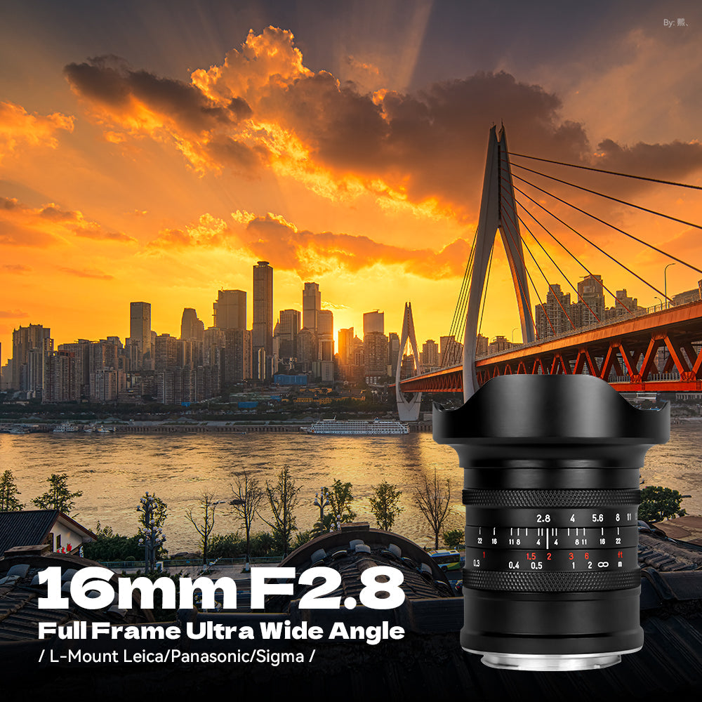 Brightin Star 16mm F2.8 Full Frame Ultral Wide Angle Manual Focus Mirrorless Camera Lens