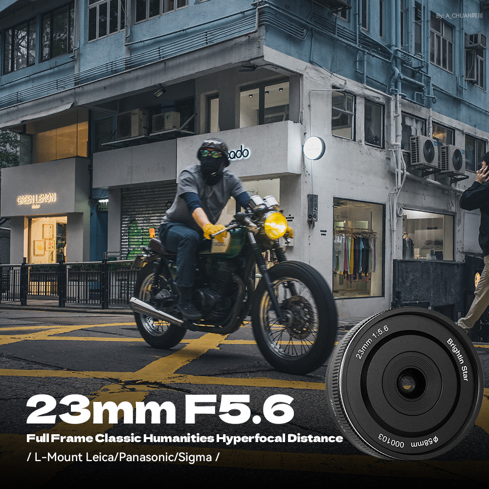 23mm F5.6 Full Frame Manual Focus Prime Lens for L-Mount Leica/Panasonic/Sigma