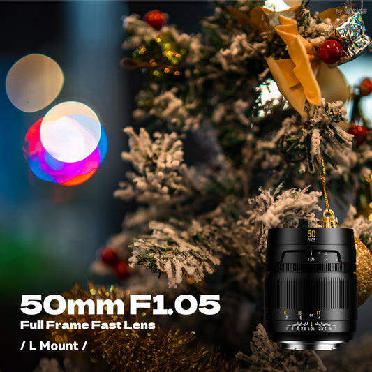 Brightin Star MF 50mm F1.05 Full-Frame Manual Focus Prime Lens for L Mount