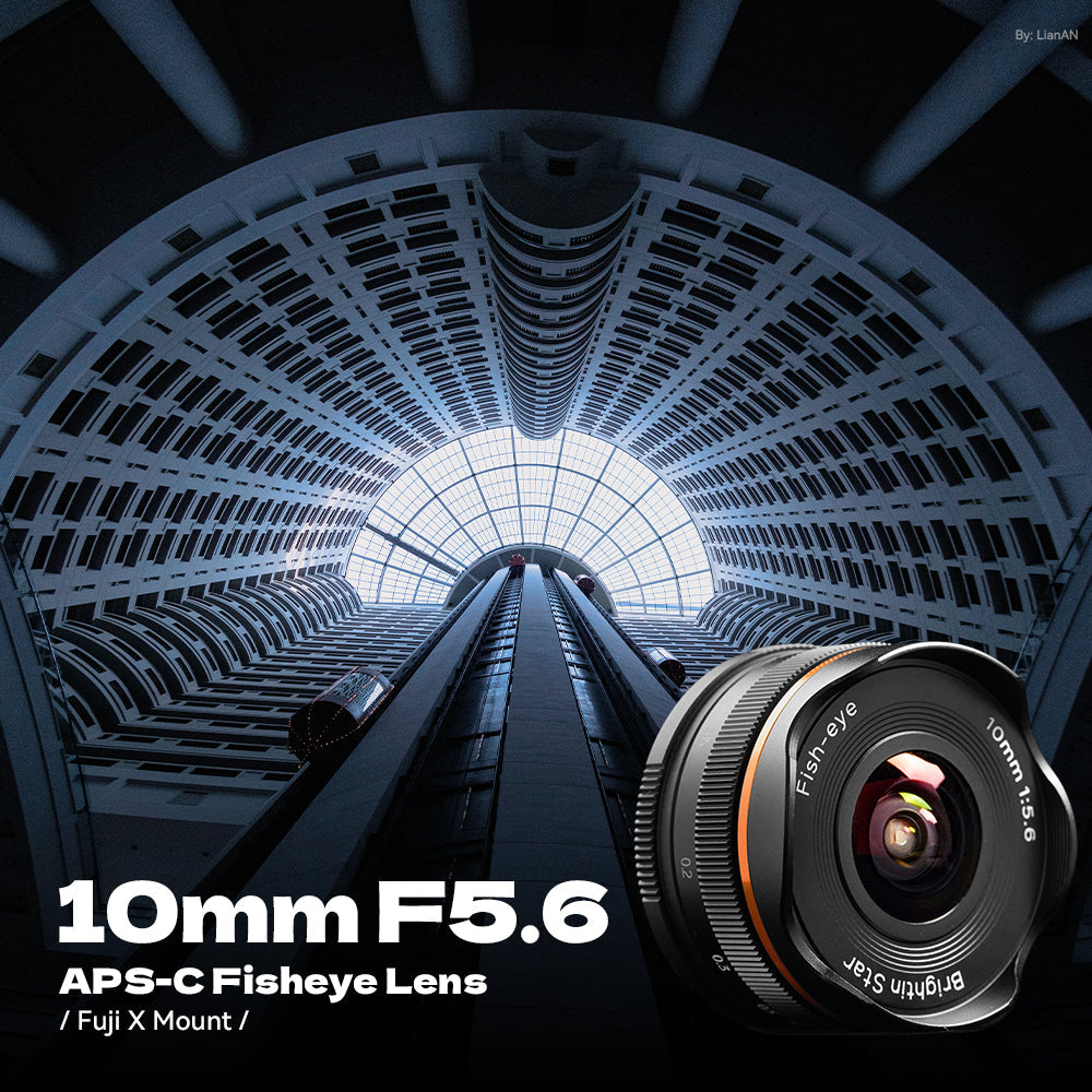 10mm F5.6 Fisheye Lens Wide-Angle Lens Pancake Lens Manual Fixed Focus Lens Suitable For Nikon Z Mount