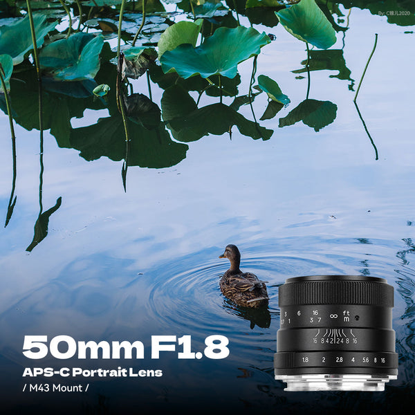 Brightin Star 50mm F1.8 Manual Focus Lens Aps-c Fit for Canon EF-M/Sony/M4/3/Fuji X/Nikon Z