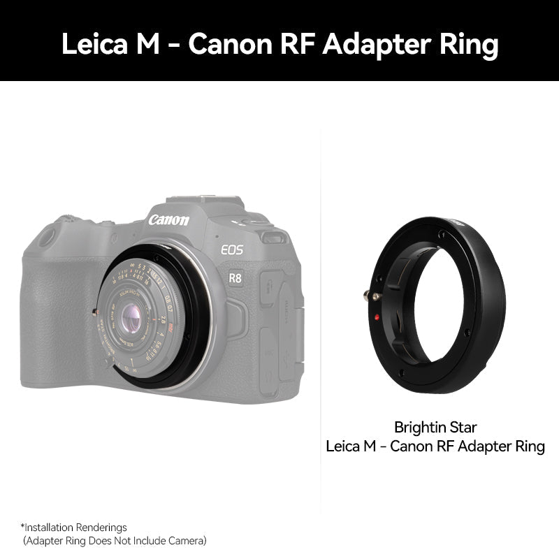 Exclusive 25.5mm UV Protection Filter (Only 1mm) Leica/Sigma/Panasonic L Canon RF Nikon Z Sony E Fujifilm X Fujifilm GFX Adapter Ring For 28mm F2.8 Lens