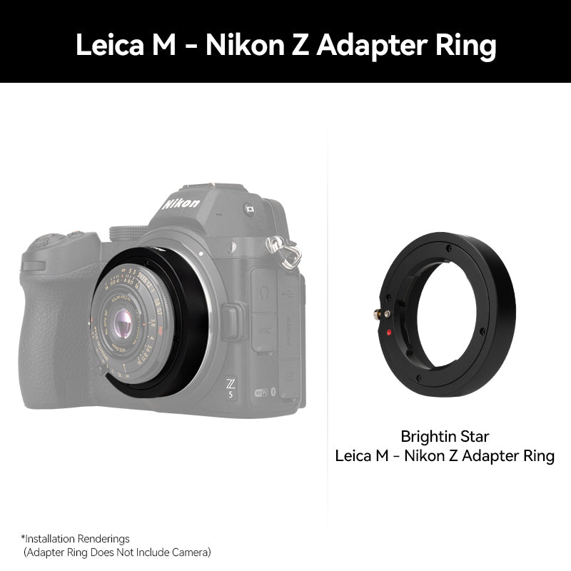 Exclusive 25.5mm UV Protection Filter (Only 1mm) Leica/Sigma/Panasonic L Canon RF Nikon Z Sony E Fujifilm X Fujifilm GFX Adapter Ring For 28mm F2.8 Lens