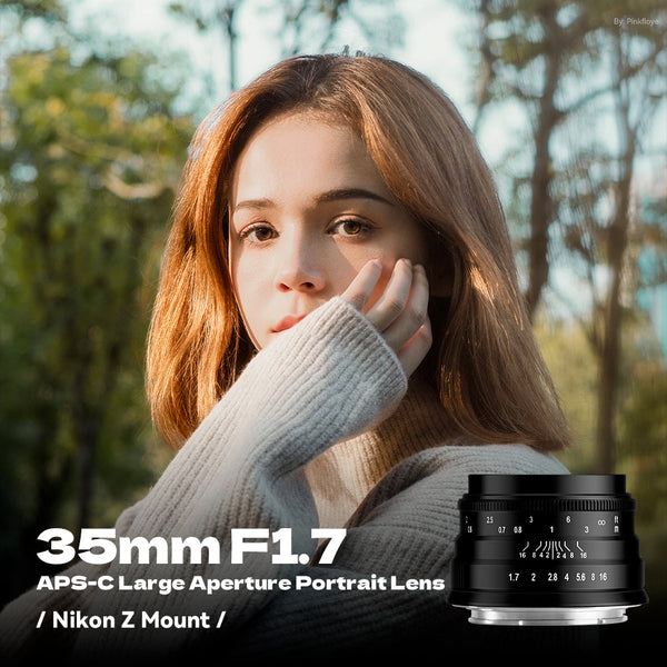 35mm F1.7 APS-C Wide-Angle Manual Focus Prime Lens for Canon EOS-M Mount