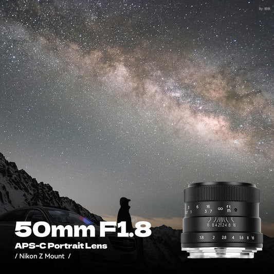 50mm F1.8 Manual Focus Lens Fit for Canon EOS-M Mount