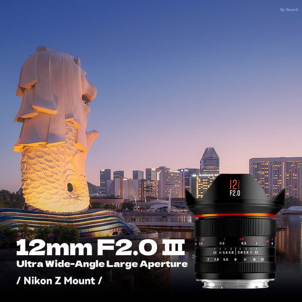 12mm F2.0 III APS-C Ultra Wide-Angle Big Aperture Cameras Lens¡ê?For Fuji X-Mount