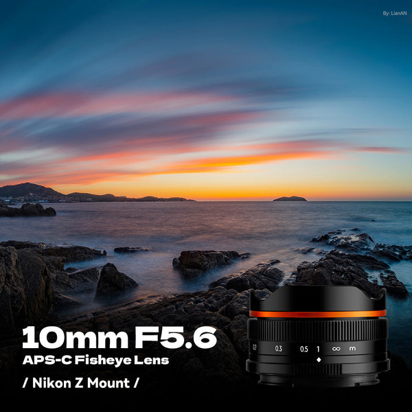 10mm F5.6 APS-C Fisheye Lens Wide-Angle Lens For Sony E Mount