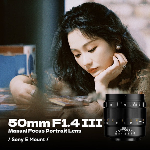 50mm F1.4 III APS-C Manual Focus Portrait Lens for Canon M