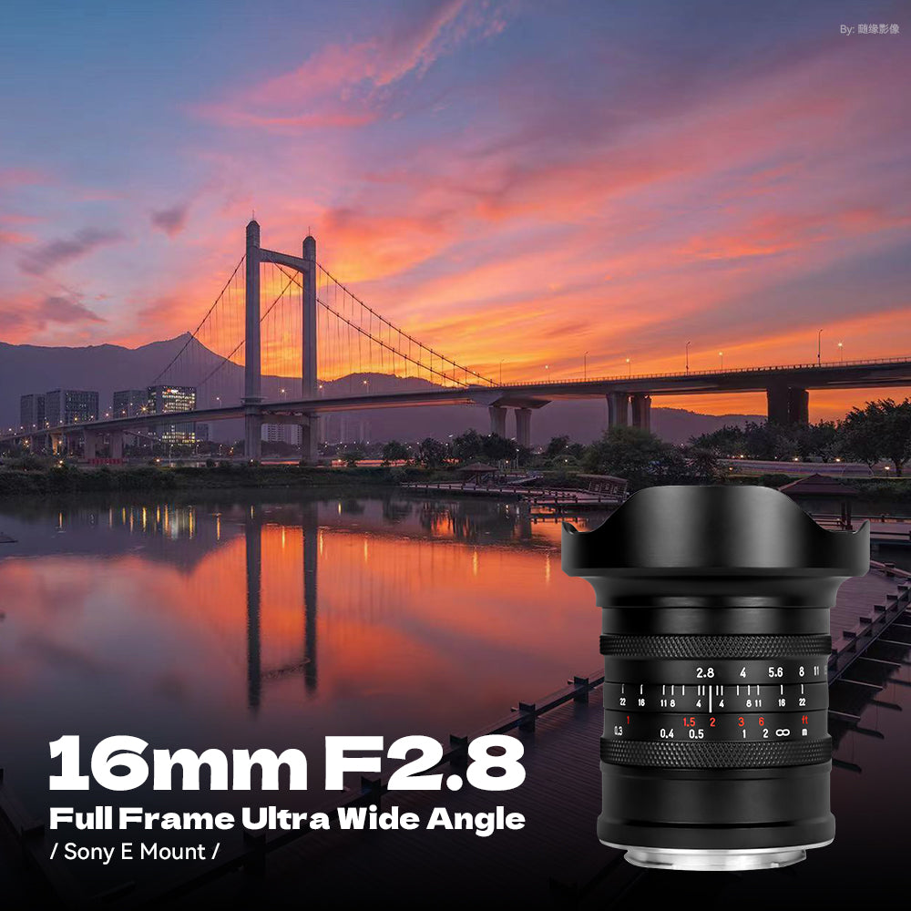 Brightin Star 16mm F2.8 Full Frame Ultral Wide Angle Manual Focus Mirrorless Camera Lens