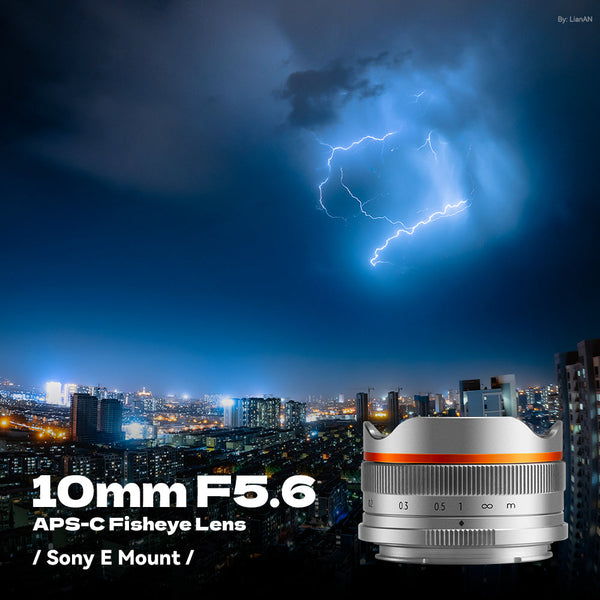 10mm F5.6 APS-C Fisheye Lens Wide-Angle Lens Pancake Lens Manual Fixed Focus Lens Suitable For Fuji X-Mount