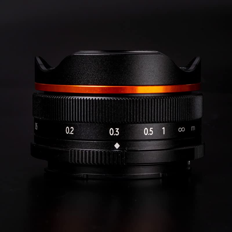 10mm F5.6 Fisheye Lens Wide-Angle Lens Pancake Lens Manual Fixed Focus Lens Suitable For Nikon Z Mount