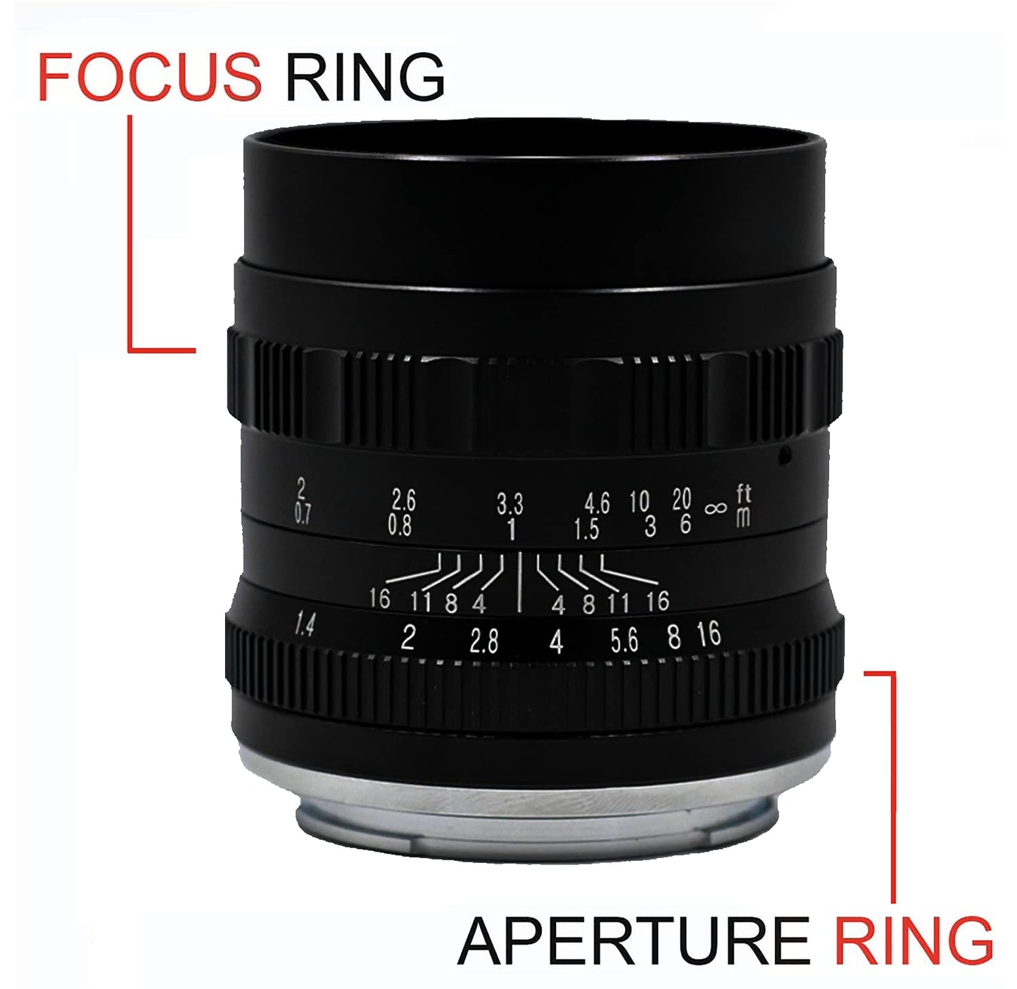 50mm F1.4 Manual Focus Prime Lens - Brightin Star