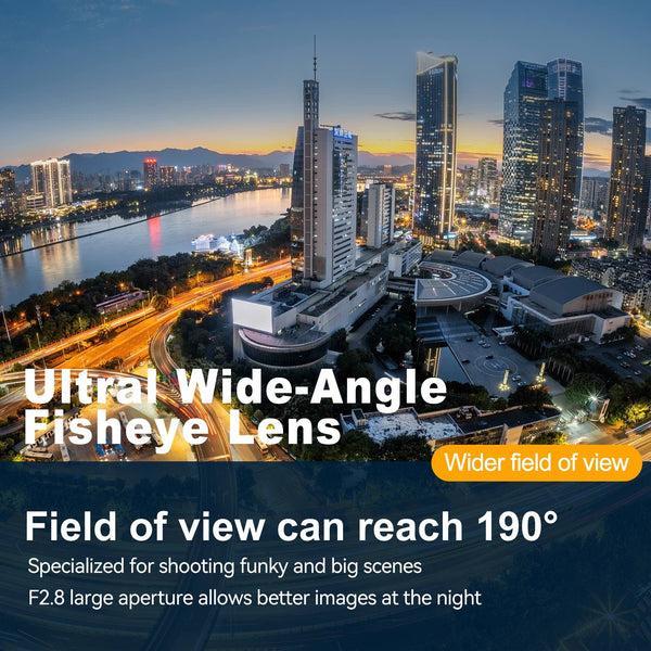 7.5mm F2.8 APS-C Fisheye Manual Focus Lens With ND Filter for Nikon Z-Mount