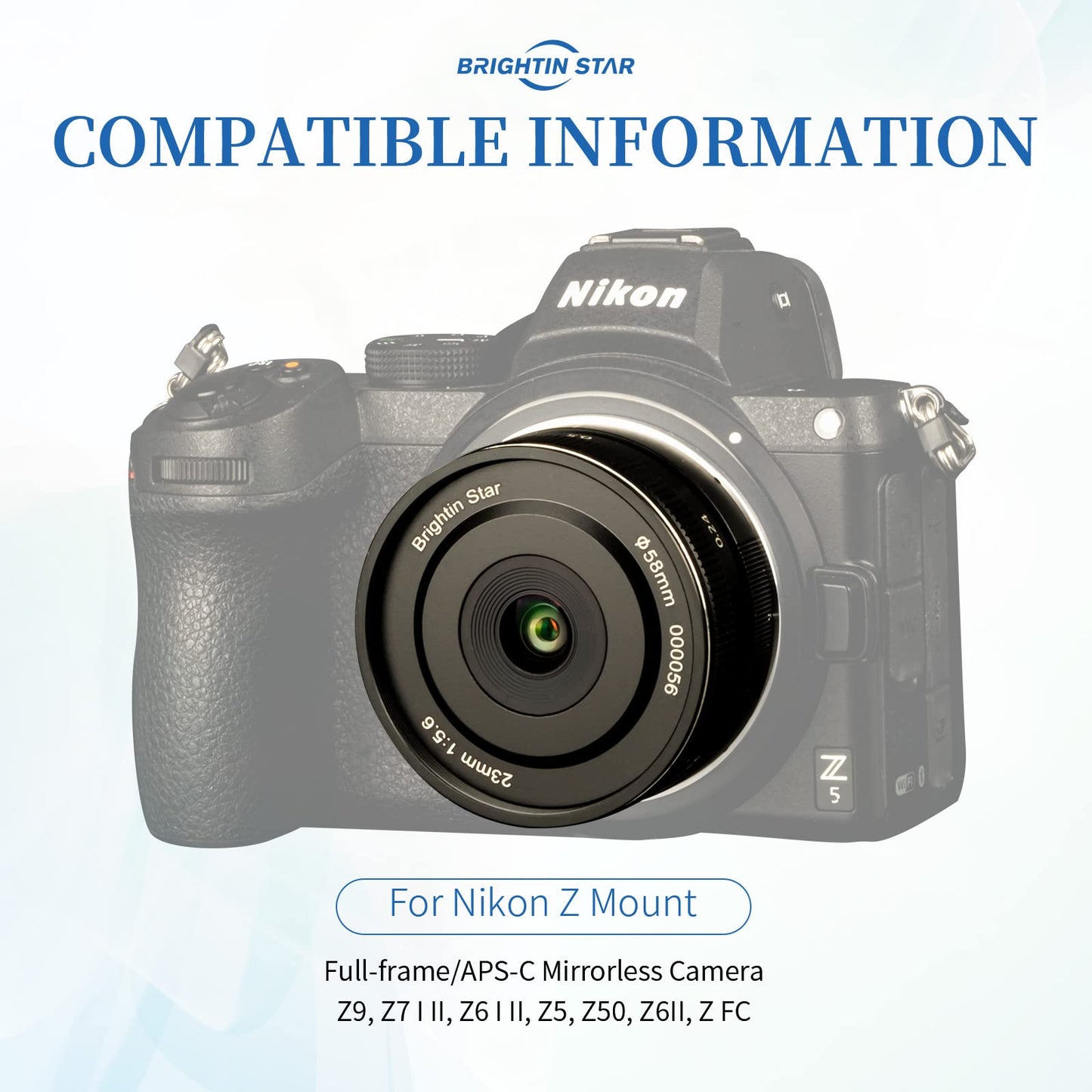 23mm F5.6 Full Frame Manual Focus Prime Lens for Sony E-Mount