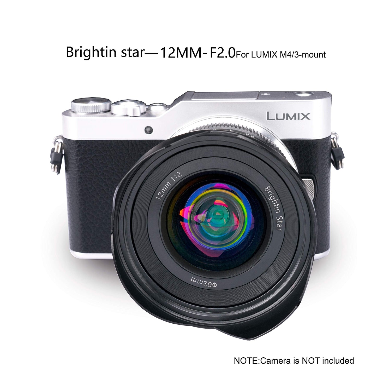 12mm F2.0 Ultra Wide-Angle Big Aperture APS-C Manual Focus Mirrorless Cameras Lens, Fit for Fuji X Mount
